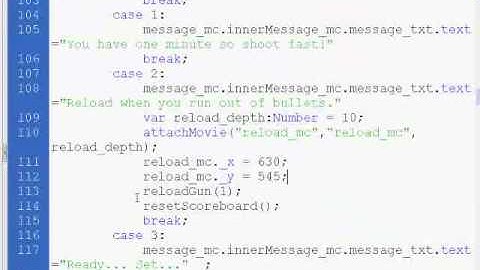 Flash Shooter Game 22 - Actionscript 2.0
