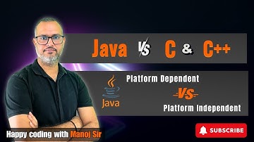 2.3 Difference between platform dependent and platform independent | platform independent  java