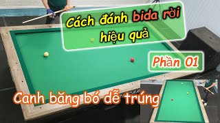 Đánh bida rời, bi xa, canh băng bó hiệu quả (Phần 01) - những cách xử lý bi rời, bida khó hiệu quả.