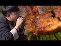 游侠松 | 脆皮五花肉，8斤五花肉一口气干完，真过瘾！|Two guys eat 8 Jin of streaky pork at a time. It&#39;s delicious!