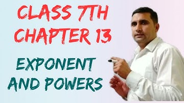 Exponents & Powers Chapter 13,Ex.13.1 Q1 Class7th Maths @PCMCOACHING