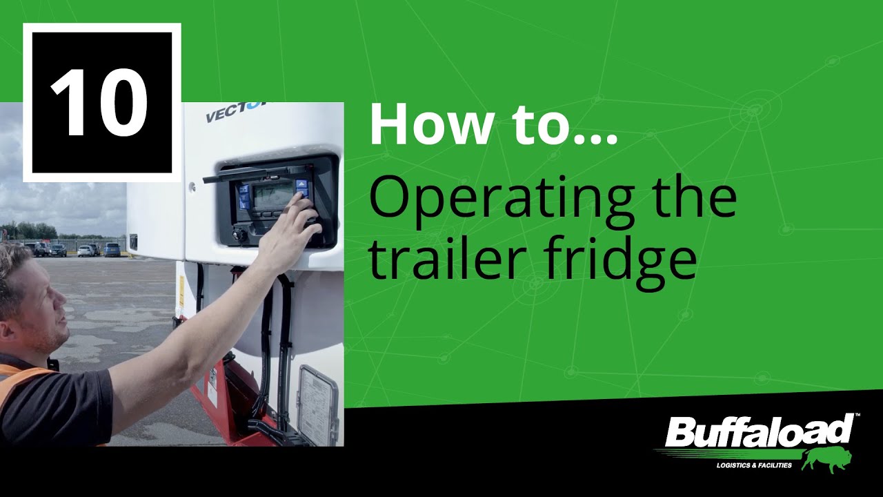 10. How to... Operating the trailer fridge