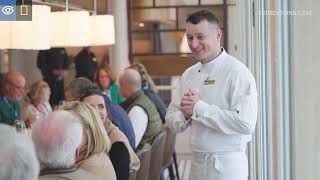 Cooks Nook: A Zero-Waste Dining Experience | Meet the Fleet | Lindblad Expeditions
“The concept dinners at Lindblad Expeditions-National Geographic are all about telling a story and connecting people with food,” explains Hotel Director Laura Fuentes. Aboard the National Geographic Resolution, guests dining in the Cook’s Nook can experience a zero-waste meal that maximizes every part of every locally sourced ingredient used. The seven-course tasting menu, crafted over 300 hours by our chefs, features delectable dishes such as cauliflower made in a variety of ways from the same stalk.
In this episode of Meet the Fleet, learn more about this unique dining experience which supports our commitment to sustainable practices and a brighter future for the health of our planet.
Subscribe to our channel: http://bit.ly/LEX_YouTube
Join the conversation:
Facebook: http://bit.ly/LEX_FB
Instagram: http://bit.ly/LEX_Instagram
Blog: https://bit.ly/StoriesYouTube Cooks Nook: A Zero-Waste Dining Experience | Meet the Fleet | Lindblad Expeditions