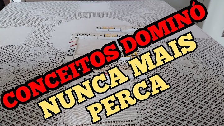 DICAS DOMINÓ - CONCEITOS BASICOS