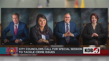 Albuquerque city councilors call for special session on crime