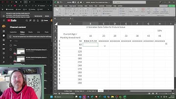 BA169Z | Create a 2-Variable Data Table with Future Value and Custom Formatted Numbers