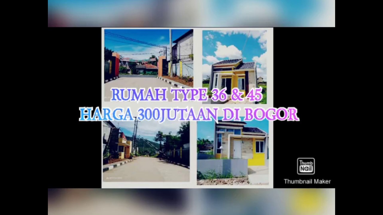 VIRAL RUMAH  MURAH DIJUAL TYPE  36  45 HARGA  300JUTAAN 