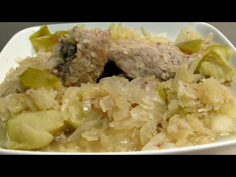 Slow Cooker Pork and Sauerkraut Recipe by The Wolfe Pit
