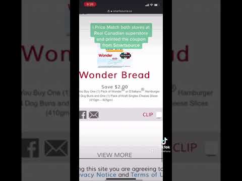 Couponing in Canada || Cheap Wonder wonder Hot dog and Kraft singles