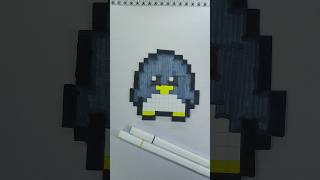 Baby penguin 🍼. Pixel art. ❤️ #penthomize #satisfyingvideos #drawingtutorial Baby penguin 🍼. Pixel art. ❤️ #penthomize #satisfyingvideos #drawingtutorial