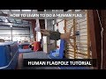 HOW TO LEARN TO DO A HUMAN FLAG - FLAGPOLE TUTORIAL - Gymnastics Bodyweight Fitness Calisthenics