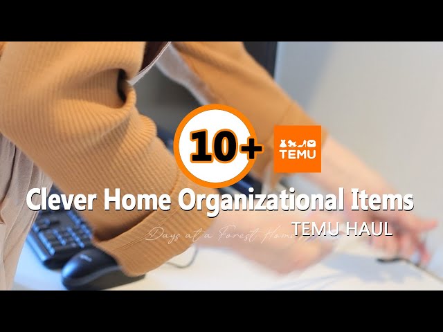 SUB, 2024 10+ Clever Home Organizational Items 🏡, Before & After, TEMU  Haul