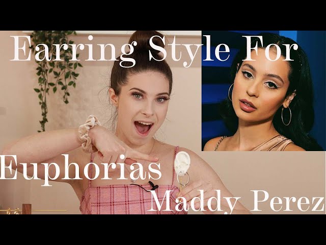 Earrings worn by Maddy Perez (Alexa Demie) as seen in Euphoria TV