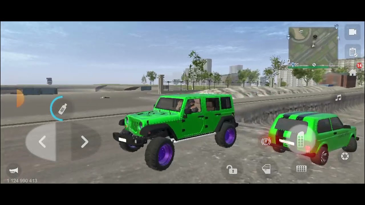 сравнение нивы и амереканца/ сравнение в мадоут 2 - YouTube