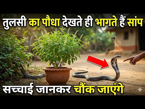 क्या तुलसी देखते ही भाग जाते हैं सांप! सच्चाई जानकर चौंक जाएंगे आप! जानिए पूरी सच्चाई! 🌿🪱🥱