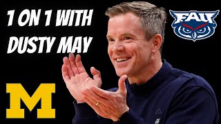 1 on 1 With New Michigan HC Dusty May | College Basketball