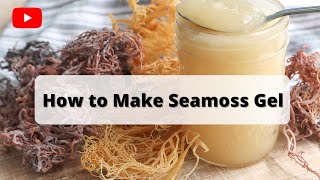 How to make Sea Moss Gel ( Glowing Skin, Detox for Mucus, Thyroid Health etc.)