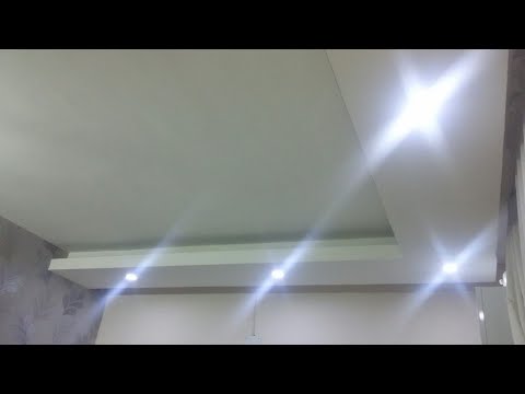 Video: Asma tavanda gömme aydınlatmayı nasıl bağlarsınız?