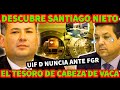 SANTIAGO NIETO ENCUENTRA EL TESORO DE CABEZA DE VACA Y ABRE CARPETA DE INVESTIGACION ANTE LA FGR