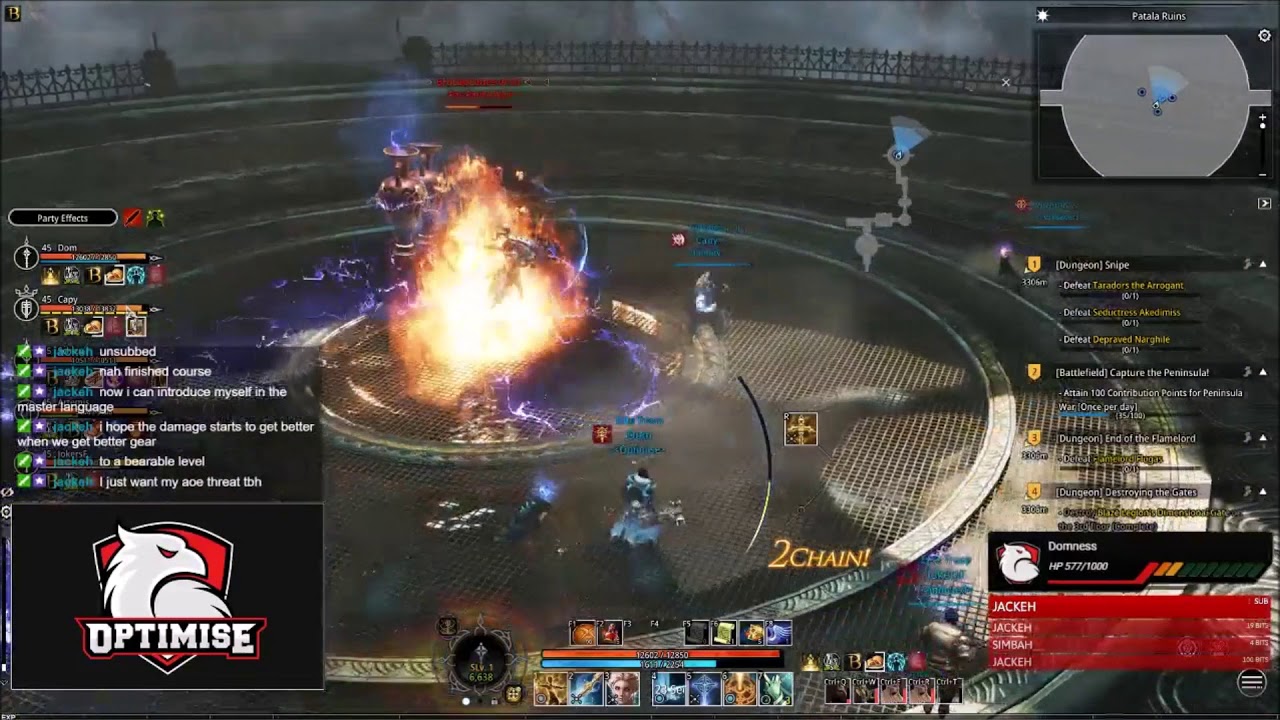 Bless - Patala Ruins: Brocades of Storm (Final boss) - Paladin Healer (PUG Group - First Clear)