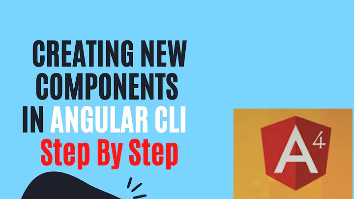Angular Cli Tutorial 04 :  Generating  New Components in  Angular Cli