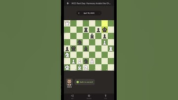 Daily Puzzle Chess.com 4/19/23 #chess #chesscom #earth #fun #tiktok #world #foryou #funny #fyp
