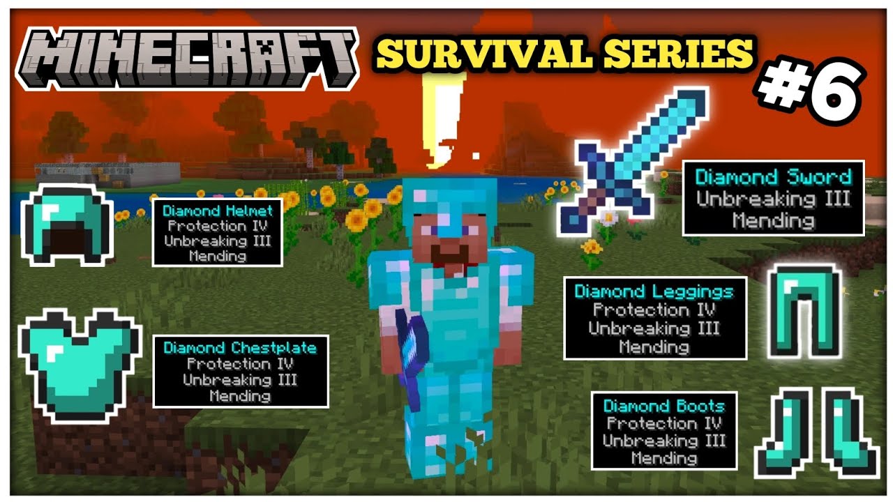 FINALLY WE HAVE FULLY ENCHANTED DIAMOND ARMOUR || DUO SURVIVAL SERIES 🔥 ...