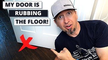 Door Rubbing Floor? How to Fix a Rubbing Door