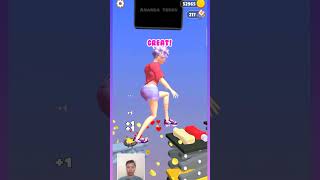 Asmr Tippy Toe game  - Tippy Toe #485 #shorts #tippytoe #gameplay #mobilegame screenshot 4