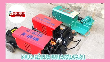 Một số mẫu MÁY CẮT UỐN SẮT THUỶ LỰC từ phi 25-28, Loại cắt uốn sắt 2 đầu và đầu cắt tháo rời.