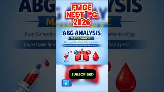 ABG Analysis - Short revision | FMGE JUNE 2026 #fmge2026 #neetpg #fmge