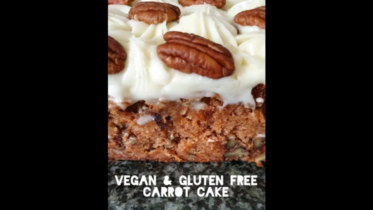 How to make a Vegan Carrot Cake, Gluten Free, Converted from Gordon