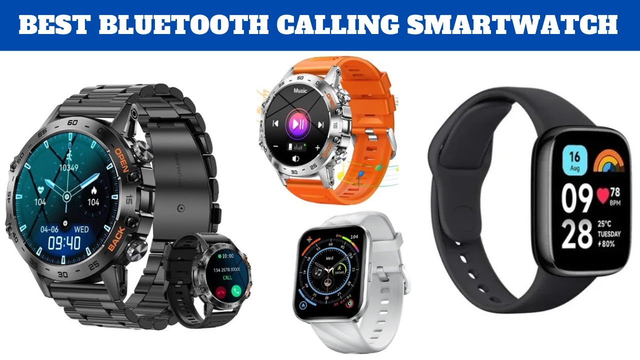 Top 5 Best Bluetooth Calling Smartwatch In 2024 || Best Calling Smart ...