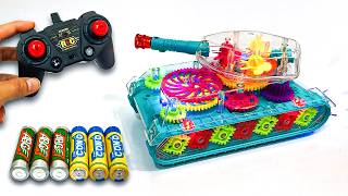 Gear Tank Full Disassembly | Inside Transparent Tank Toy 🔥