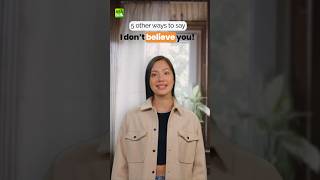5 Other Ways To Say - I don’t believe you Short English Lessons learnenglish speakenglish esl