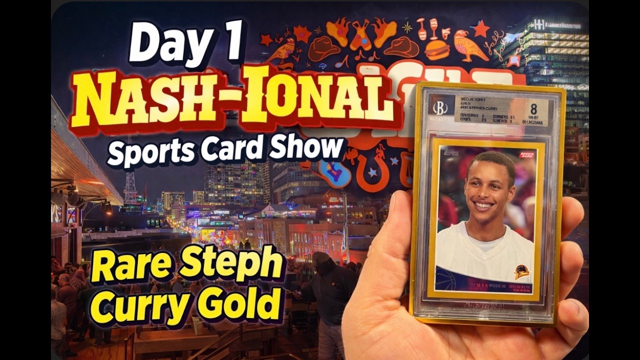 We Picked up a Huge Steph Curry Gold Rookie In Nasheville TN Video #1