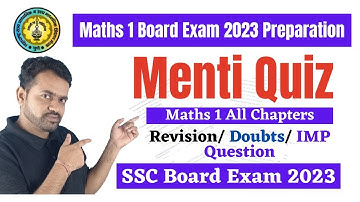 Class 10th MH Board Maths 1 Menti Quiz | Maths Menti Quiz | mahesh Prajapati