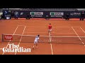 Cameron Norrie smashes ball into Novak Djokovic's legs as world No 1 turns back on net Mp3 Song