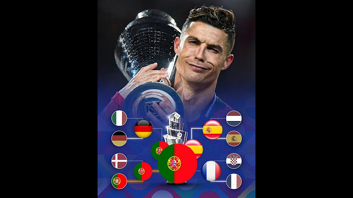 How Portugal lift their second Nations League trophy. #cristianoronaldo #portugal