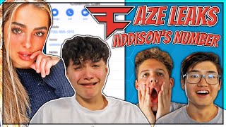 Addison Rae's PHONE NUMBER LEAKED By FaZe Jarvis!?(Bryce Hall ANGRY)