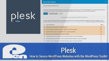 How to Secure WordPress Websites with the WordPress Toolkit - Plesk