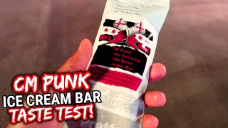 CM PUNK AEW RETURN EXCLUSIVE ICE CREAM BAR | Taste Test