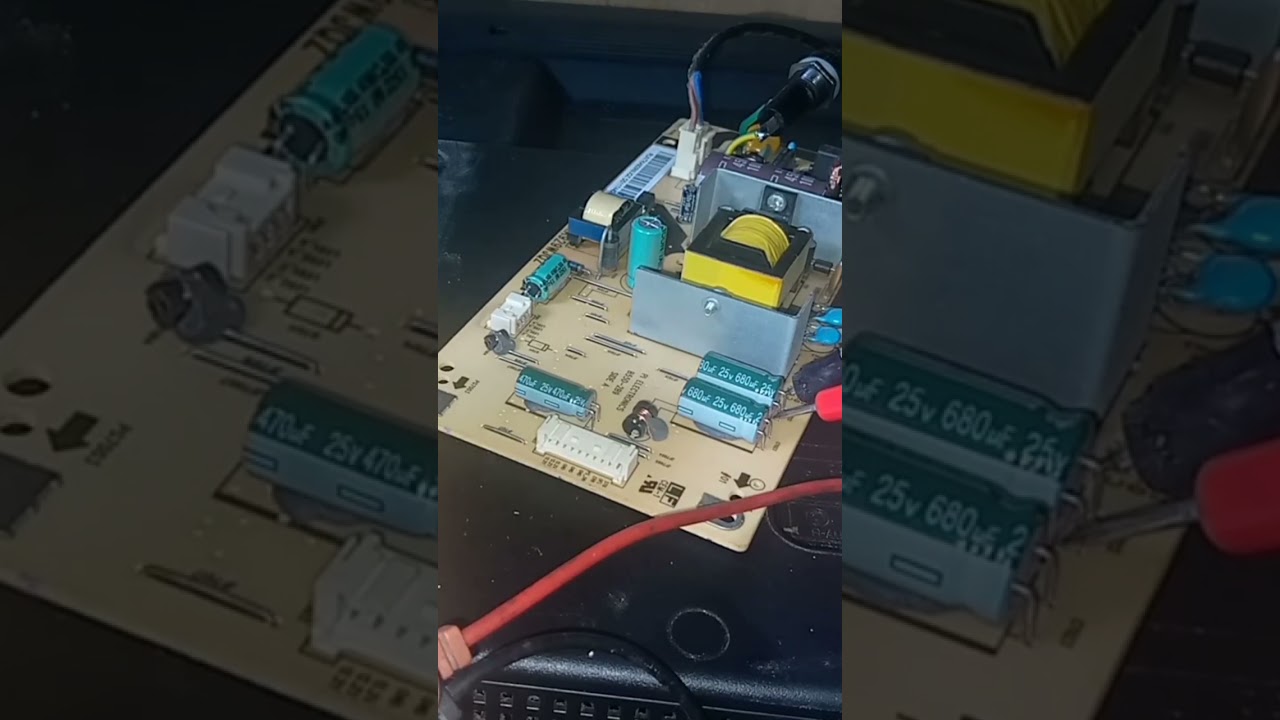 cara cek tegangan output power supply tv sharp dengan mudah 