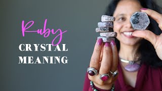 Ruby Meanings, Uses & Healing Properties - A-Z Satin Crystals
