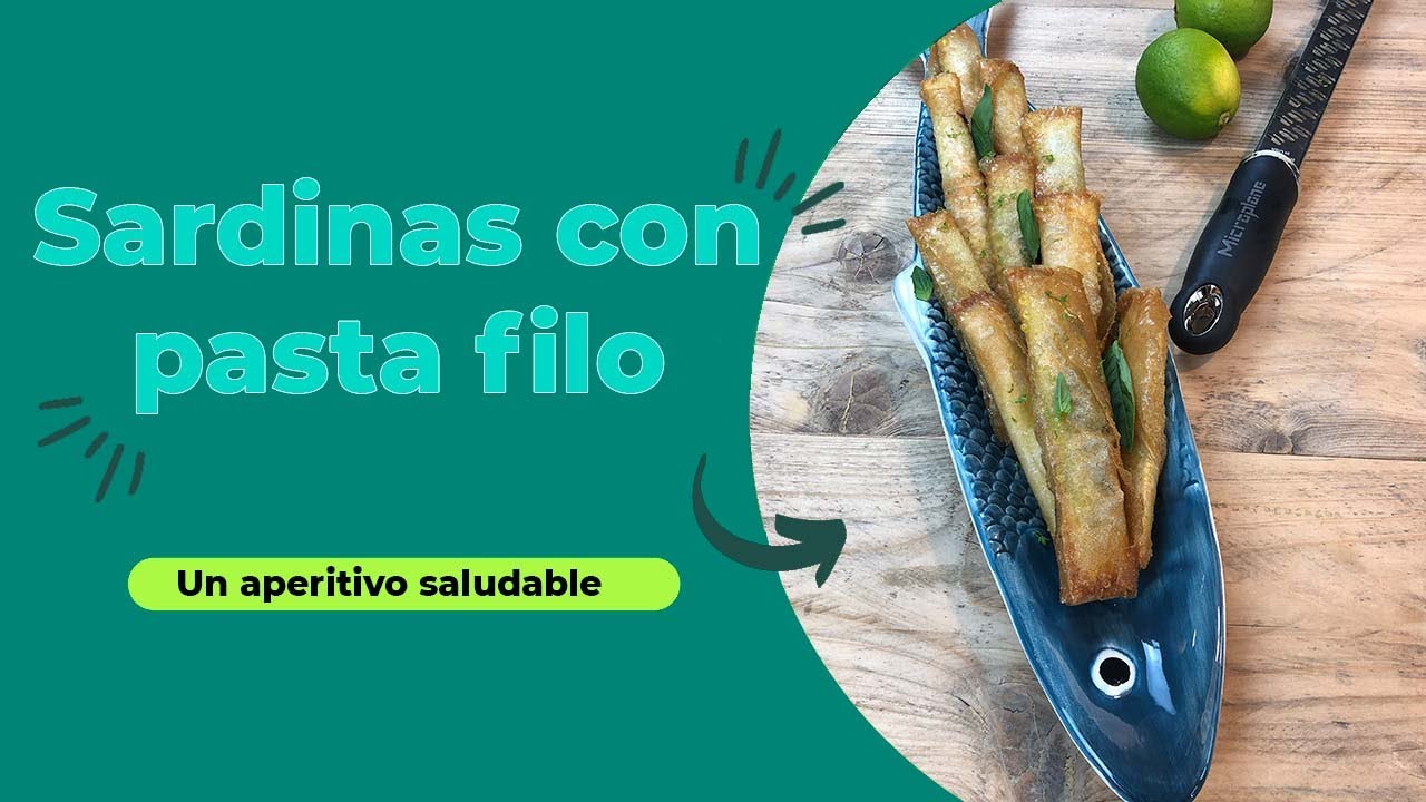 🐟 Receta con SARDINAS FÁCIL y rápida. I Sardinas con pasta filo