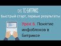 Урок 6. CMS 1C-Битрикс: управление сайтом. Понятие инфоблоков в Битриксе