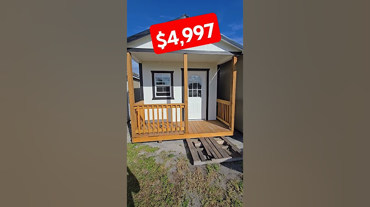 FOR SALE - Tiny House $4,997 #tinyhouse #tinyhome #affordable