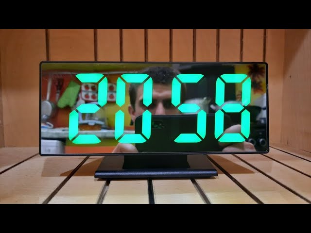 Часы vst видео. Часы led Mirror Clock DS-3618l. Led часы DS-3618l. VST DS-3618l. Электронные часы VST-888y.