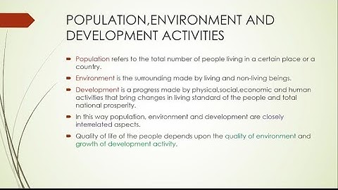 Cl 10 Chap3 Population , Environment and development part1