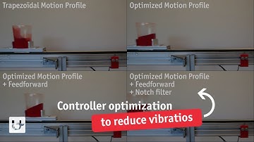 Vibration Reduction with Optimized Motion Profiles and Controller Structures in Flexible Systems